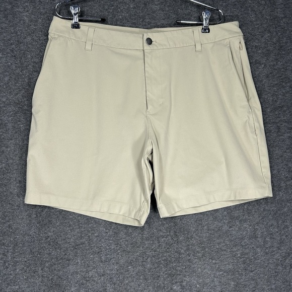 lululemon athletica Other - Lululemon Commission Short Mens 36 Beige Chino Preppy Classic Fit 7" inseam